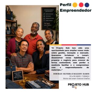 Deborah e Mailson no Projeto Hub